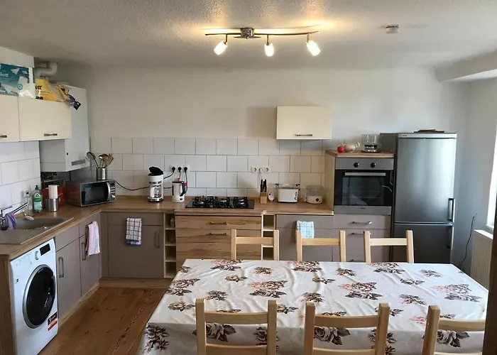 Sanierte Möblierte Altbauwohnung Am Waldrand Für Bis Zu 6 Personen Apartment